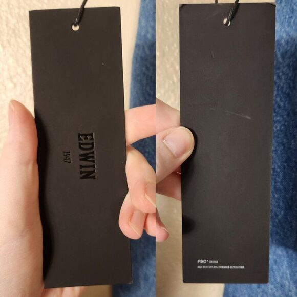 Edwin Anderson Ankle 90's Relaxed Jeans Size 29 NWT 26in Inseam - Picture 10 of 16